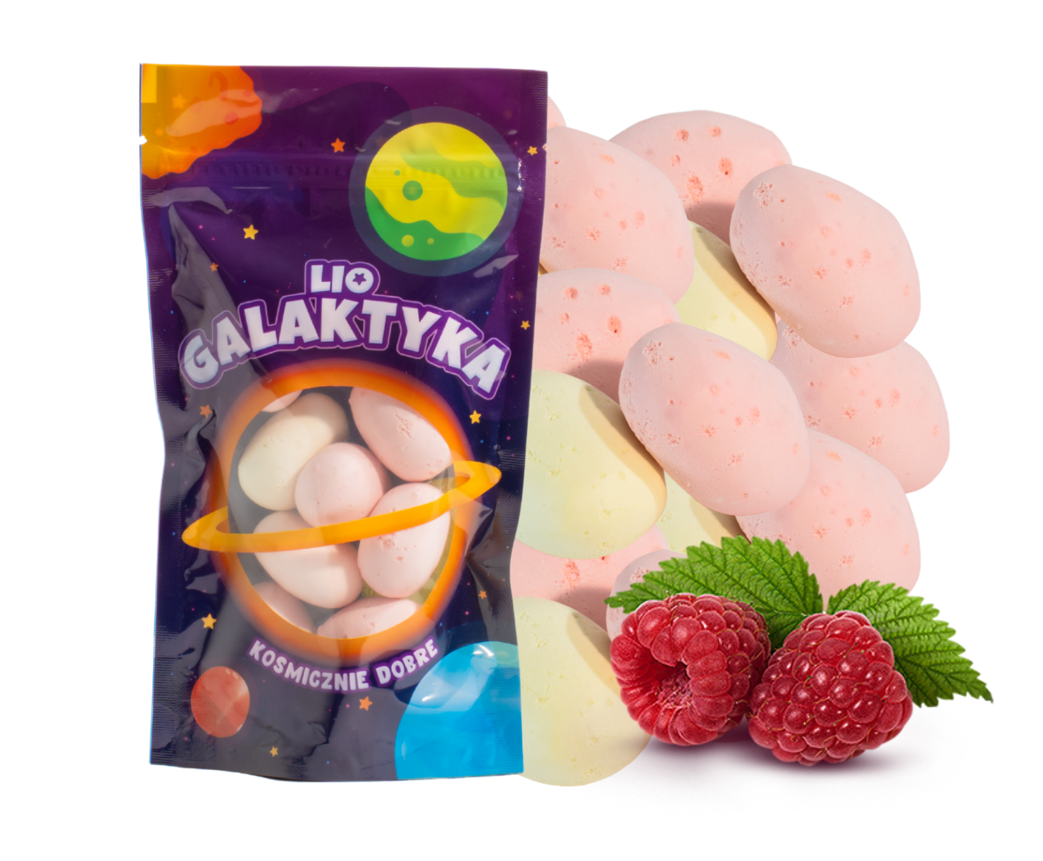 Liofilizowane Chrupiące Chmurki (Malina)